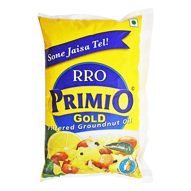 RRO Primio Gold Filtered Groundnut Oil: 1 Litre