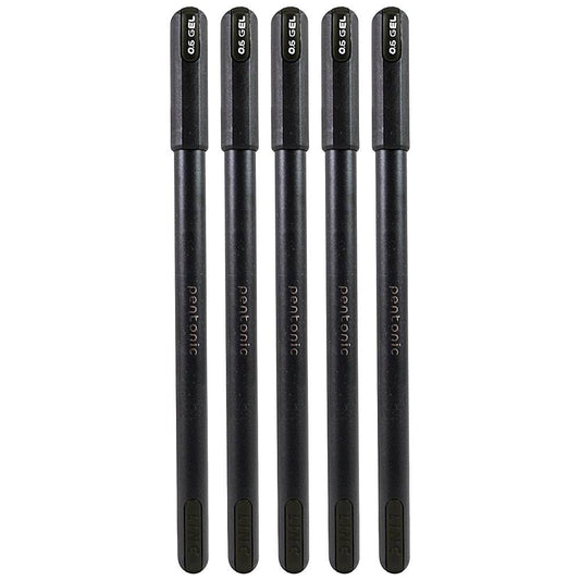 Linc Pentonic Black Gel Pen 5 Pieces