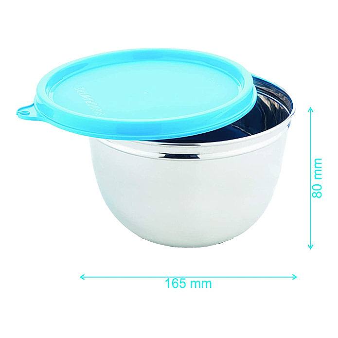 Signoraware Steel Mixing Bowl - Blue 1 Litre