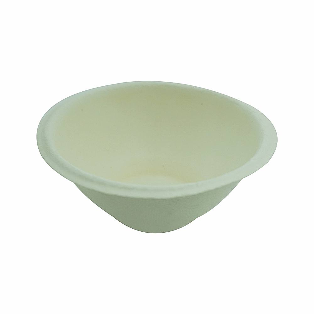 Disposable Bagasse Bowl - 180 ml 25 Pieces