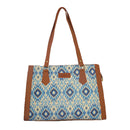 Misswish Women's Printed Hand Bag - Blue 1 Unit