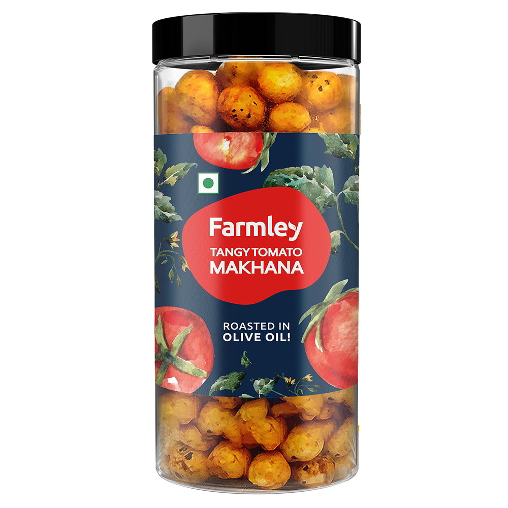 Farmley Tangy Tomato Makhana Jar: 83 gms