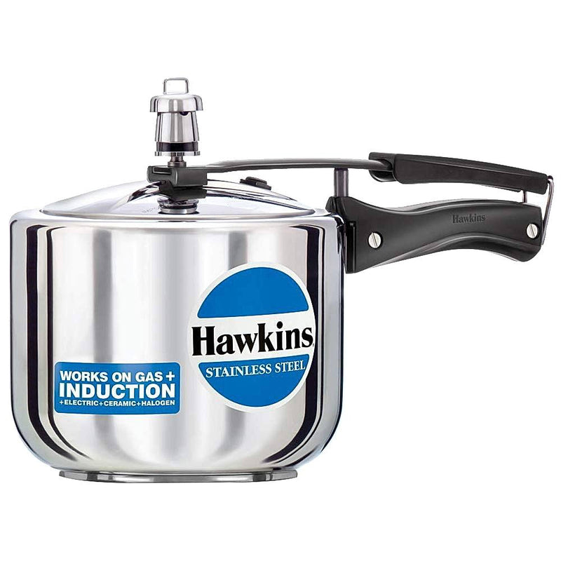 Hawkins Steel Induction Pressure Cooker - HSS3T 3 Litres