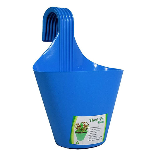 Krish Hook Pot Planter - Blue 1 Unit