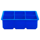 Joyo Flexi Silicone Ice Cube Rectangular Tray - Blue 1 Unit