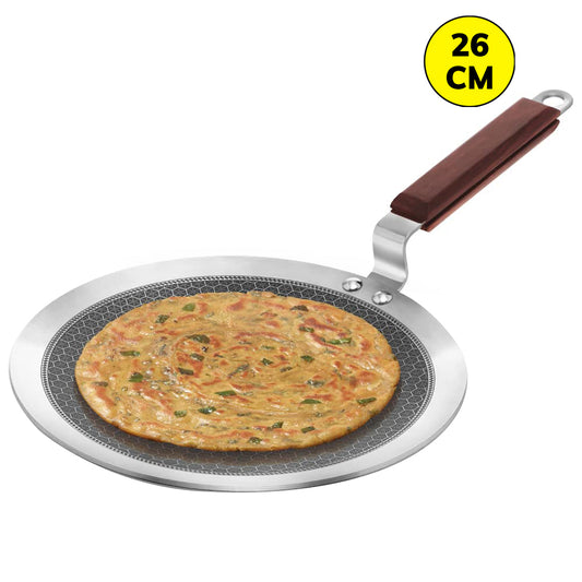 Hawkins Stainless Steel Non-Stick Paratha Tawa (NSPT26) 26 cm