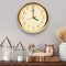 Ajanta Simple Analog Wall Clock 957 - 24x24x3.5 cm Ivory