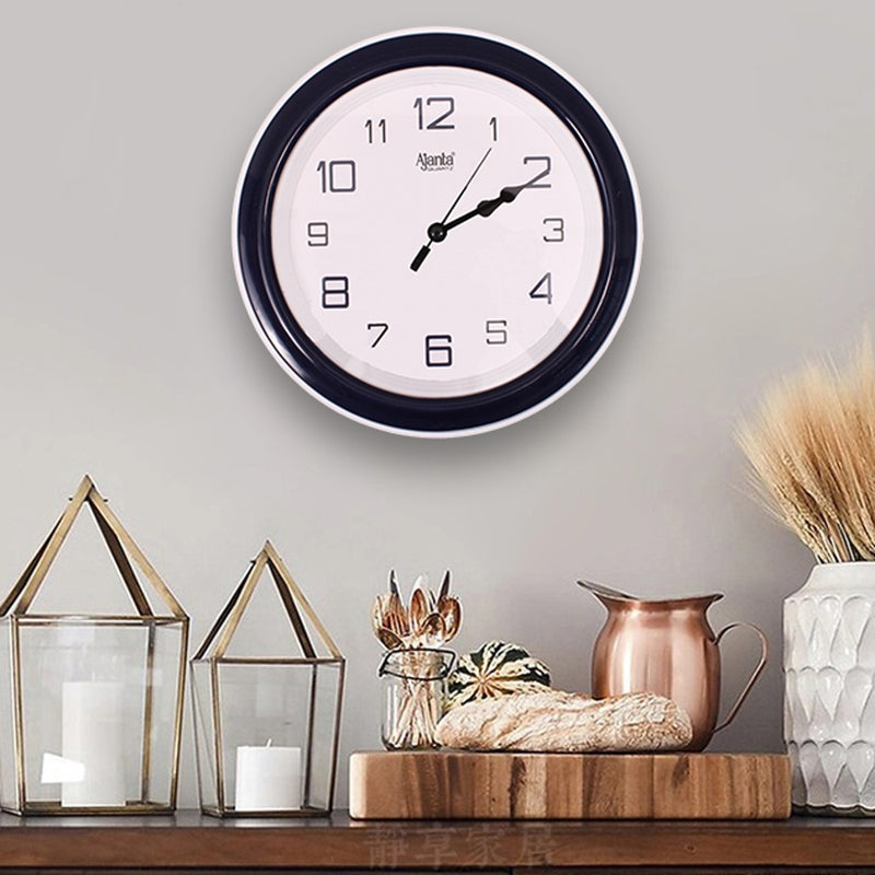 Ajanta Simple Analog Wall Clock 2147 - 20.4x20.4x3.5 cm Blue