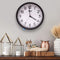 Ajanta Simple Analog Wall Clock 8767 - 22.3x22.3x3.8 cm Black