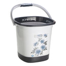 Joyo Better Home Printed Deluxe Square Bucket - Grey 20 L