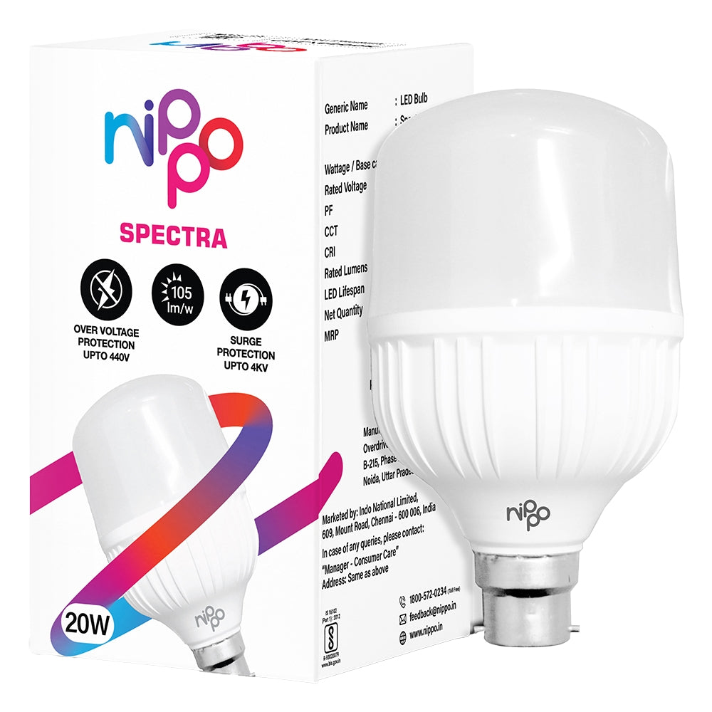 Nippo Spectra LED Bulb 20 W