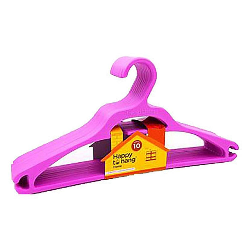 Happy to Hang Home Hangers - Purple 10 Pieces