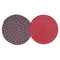 Elegant Weavers Ocala Round Bath Door - Red & Brown (40x40 cm) Set of 2