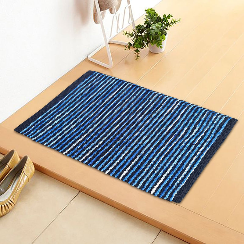 Elegant Weavers Dixon Door Mat - Blue 38x58 cm