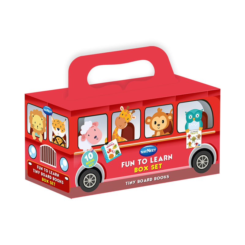 Navneet Fun To Learn Board Book Box 10 Book Set