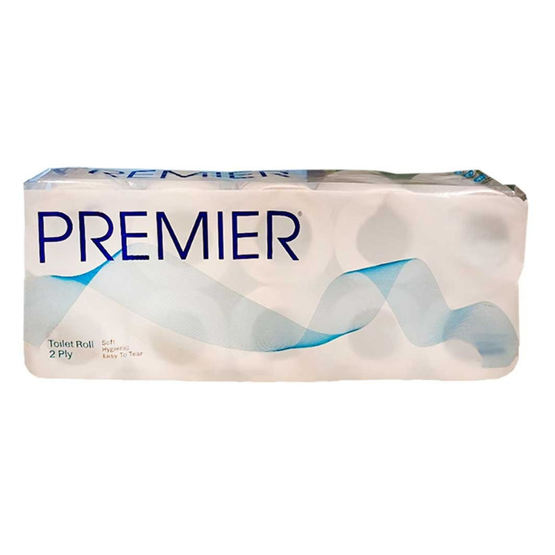 Premier Toilet 2 Ply Tissue Roll 10 Units