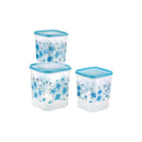 Joyo Kitchen Classic Square Container - Blue 3 Containers