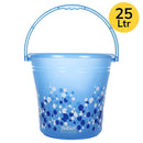 Ratan Plastic Frosty Bucket (Blue) - 25 Litres 1 Unit