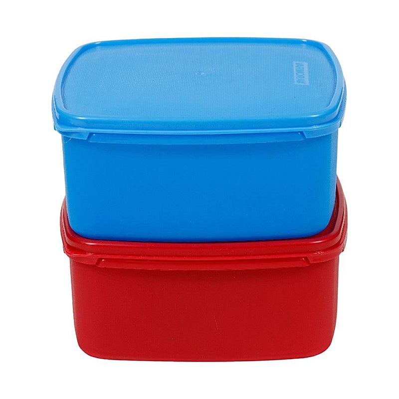 Varmora Fresh Container (Blue & Rasberry Pink) - 2 x 1500 ml 1 Unit