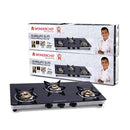 Wonderchef Duralife Slim Glass Cooktop 3 Burners