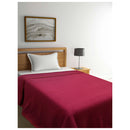 Raymond Home Solid Single Blanket 270 GSM - Red 220x160 cm