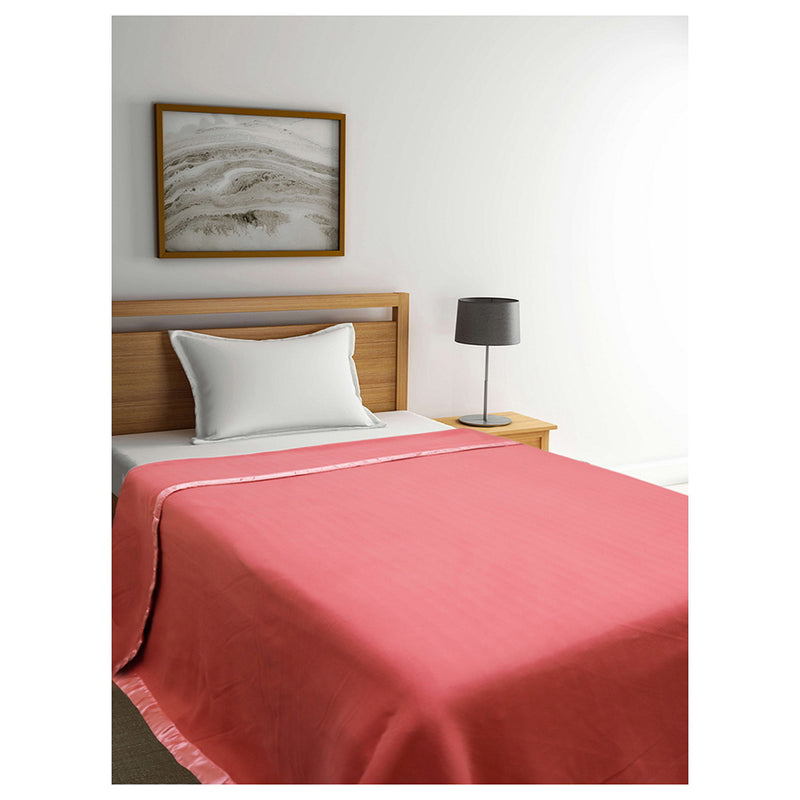 Raymond Home Solid Single Blanket 270 GSM (Peach) 220 x 160 cm 1 Unit