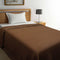 Raymond Home Siyona Solid Single Blanket 270 GSM - Brown 220 x 160 cm