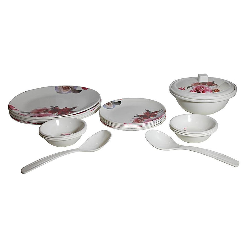 Dine smart Stylon Melamine Dinner Set 24 Pieces