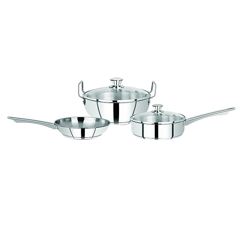 Anjali Stainless Steel Allure Cookware Set 5 Pieces