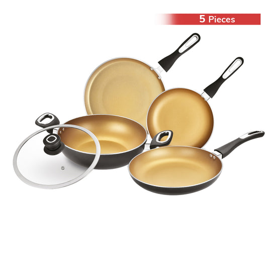 Bergner Optimum Non Stick Cookware Set 5 Pieces