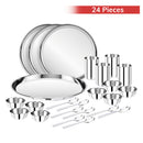 Anjali Stainless Steel Classico Dinner Set 24 Pieces