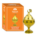 Shubhkart Nitya Brass Omkareshwar Akhand Deep 110 Gms