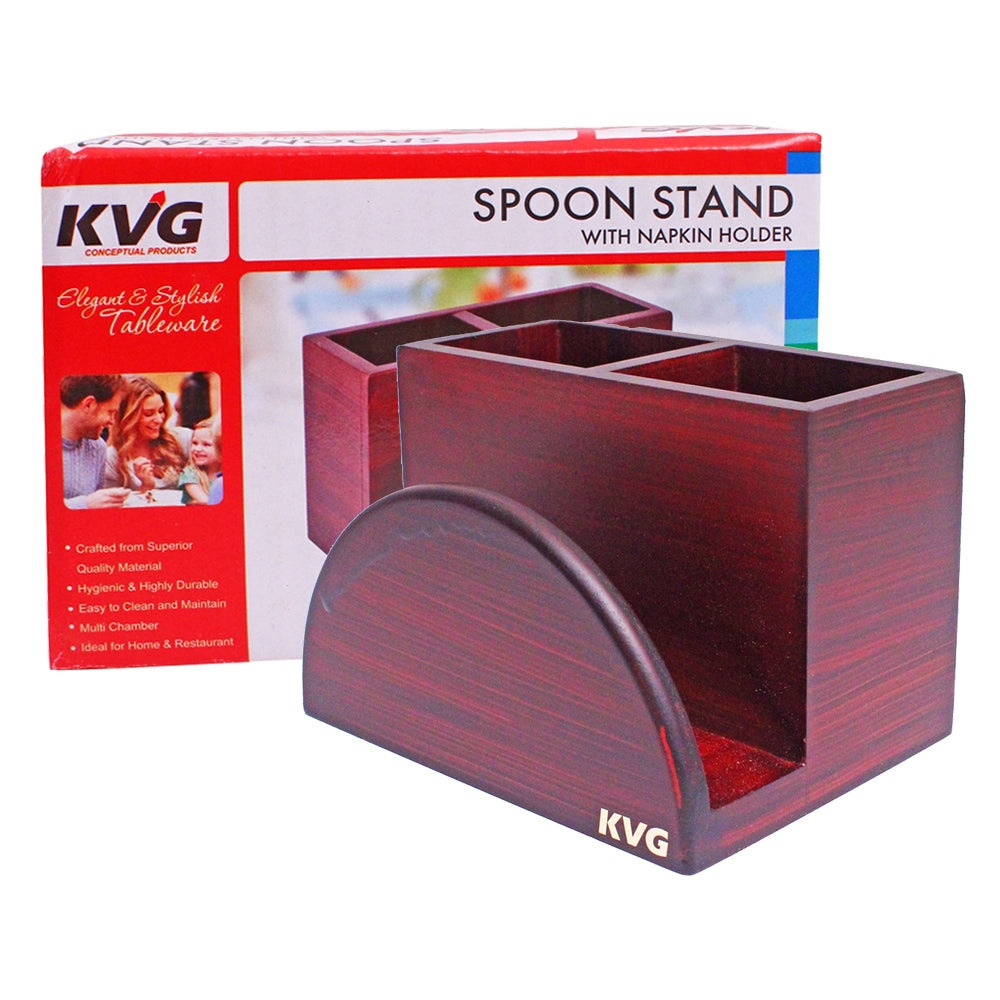 KVG Wooden Napkin and Cutlery Stand 1 Unit