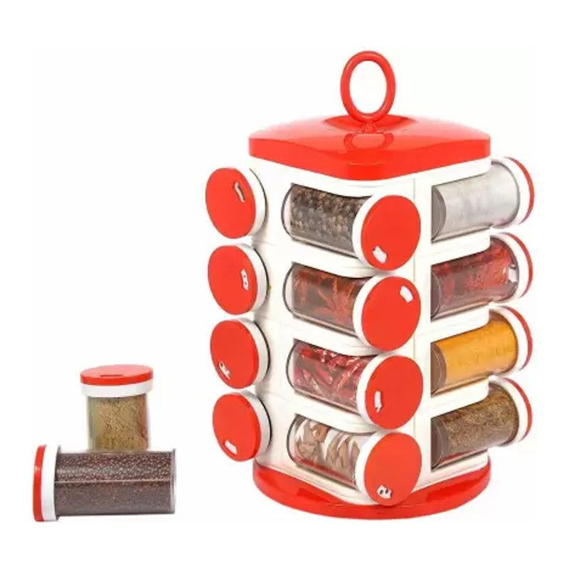 Beezy Plastic Spice Rack Set 16 Pieces