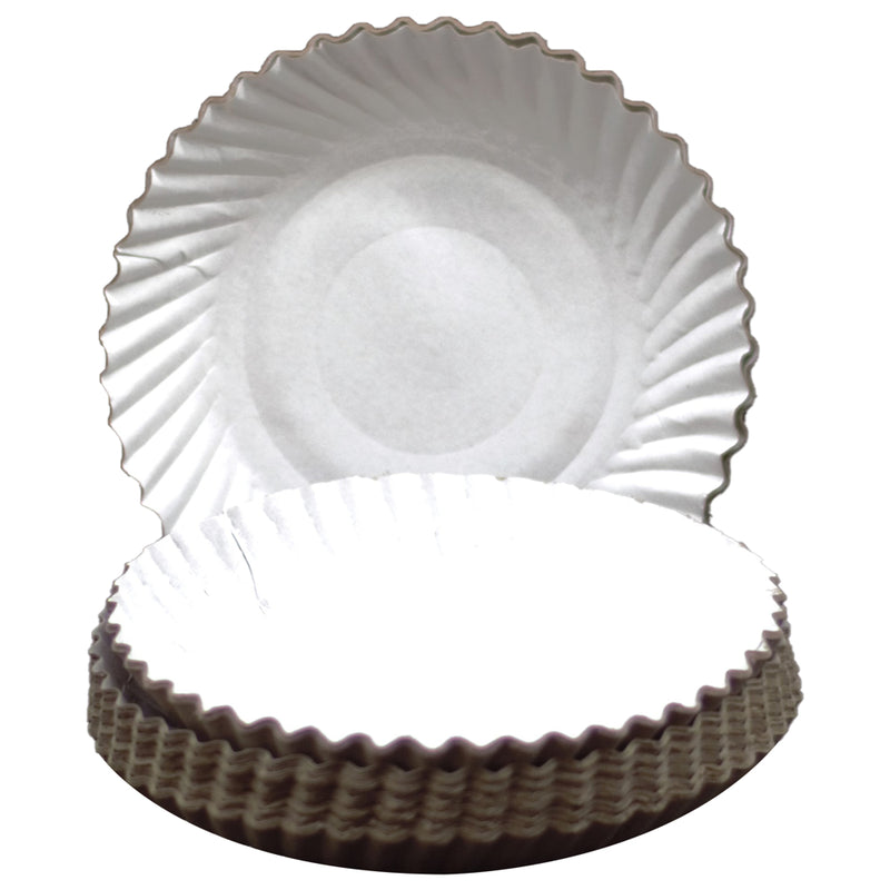 Richbond Disposables Paper Plate White - 8 Inches 50 Pieces