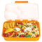 Nayasa Bento 4 - Compartment Lunch Box - Yellow 1 Unit