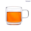 Femora Double Wall Glass Coffee Mug - 280 ml 1 Unit