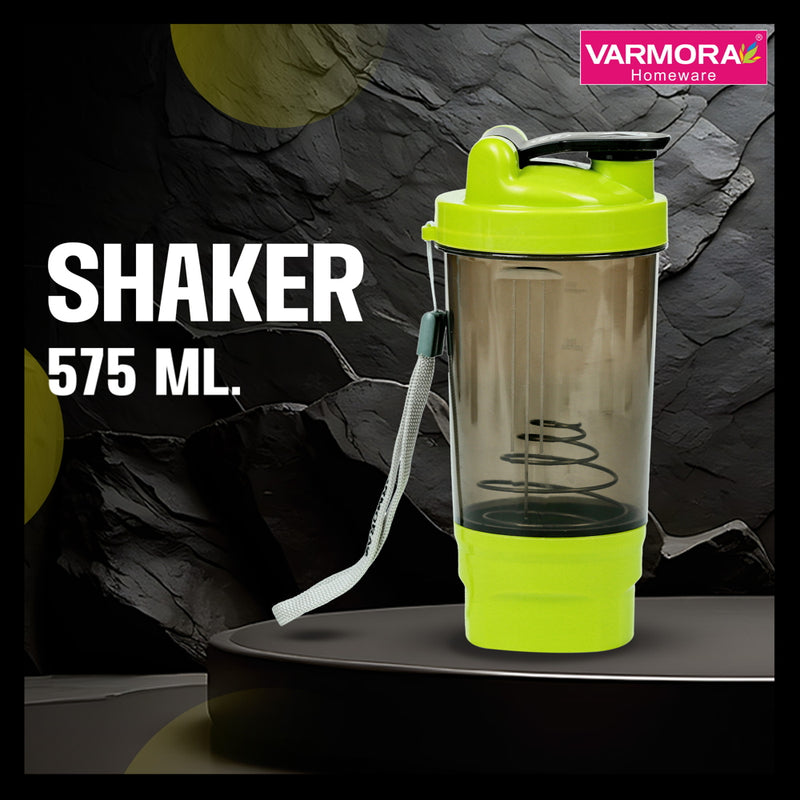 Varmora Shaker Bottle - Green (575 ml) 1 Unit