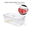 Jaipet Trendy Fridge Basket With Handle - Transparent 1 Unit