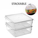 Jaipet Alexa - 04 Multipurpose Organiser With Lid (Transparent) Set of 2 1 Unit