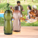 Jaipet Tango Water Bottle - Green & Brown (2 Litre) Set Of 2 1 Unit