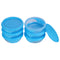 Unica 2K Round Storage Container (Blue) - 250 ml (Set of 6) 1 Unit