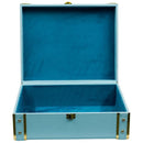 Karv Faux Leather Lockable Celebration Box - Large (Blue) 1 Unit