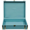 Karv Faux Leather Lockable Celebration Box - Medium (Blue) 1 Unit