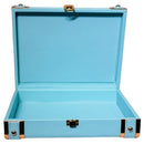 Karv Faux Leather Lockable Celebration Box - Small (Blue) 1 Unit