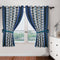 Cortina Crystal Window Curtain - Aqua 1 Unit