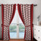 Cortina Crystal Door Curtain - Maroon 1 Unit