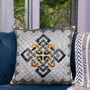 Fabrique Sparkle Geometrical Cushion Cover (Grey) - 40 x 40 cm 1 Unit