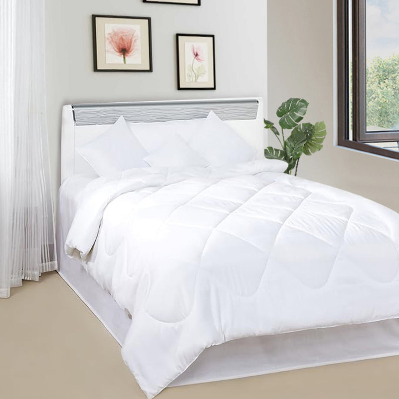 Wellever All Season Reversible Double Comforter - Pearl White 1 Unit