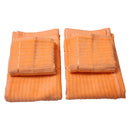 EW Merry Towels Combo 400 GSM - Peach 2 Hand Towels + 2 Face Towels